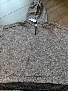 Lou and Grey Oversize-Pullover-Pullover mit Kapuze schwarz Mix Größe Small neu mit Etikett - Bild 1 von 11