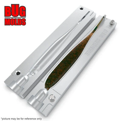 鱼饵 DIY 钓鱼模具柔软塑料鱼饵诱饵塑料醇鲈鱼 FlashJSplit — 第 1/4 张图片