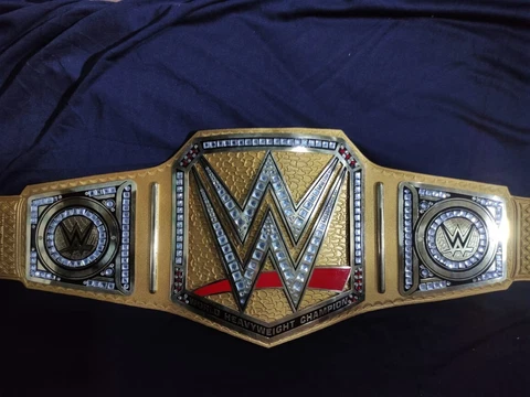 NEW WWE WORLD HEAVYWEIGHT WRESTLING CHAMPIONSHIP REPLICA TITLE-2MM-BRASS Cover