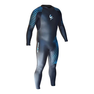 Combinaison de Plongée - Ouvert Eau Triathlon Natation H2O Promax Mens 5/4/3mm - Photo 1/4