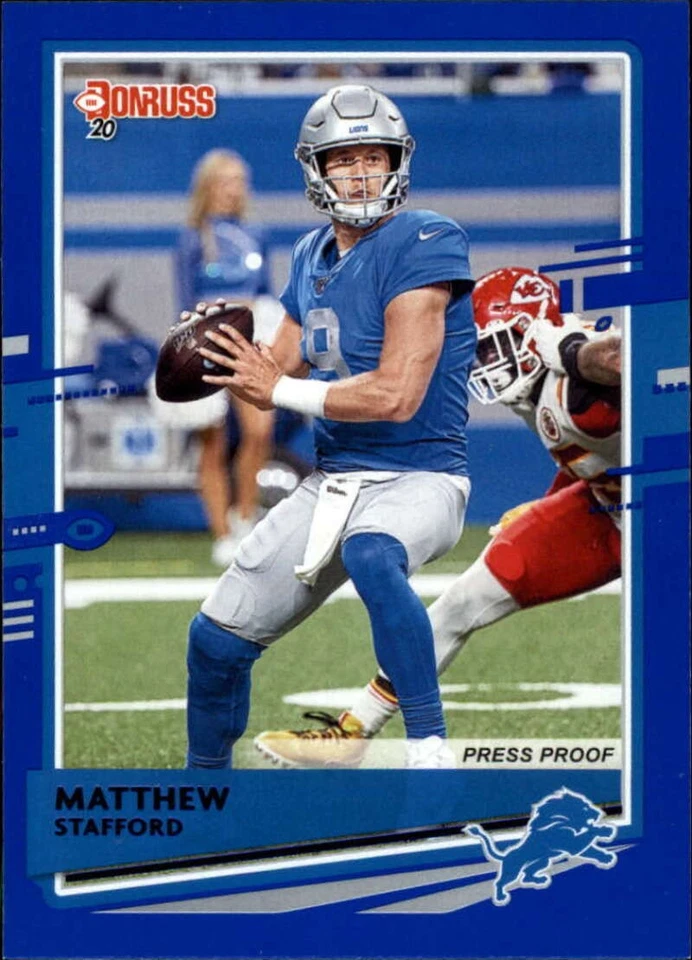 2020 Donruss NFL Football Blue Press Proofs Trading Cards Pick From List 1-200 - Image 1 of 1