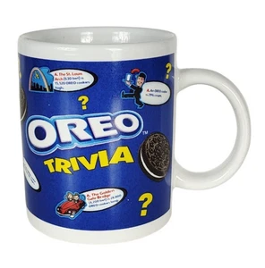 Taza de té café cerámica trivia galletas Nabisco Oreo de colección años 80 - Imagen 1 de 7