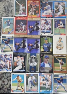 Mlb Greg Maddux Card Lot, Chicago Cubs/ Atlanta Braves/ San Diego Padres - Imagen 1 de 1