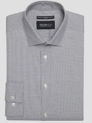 Camisa de Vestir Awearness Kenneth Cole Calce Ajustado Ultra Rendimiento Elastizada Talla L NUEVA Foto 1 de 4