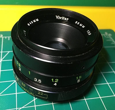 Vivitar Auto 55mm f/2.8 Prime Lens – M42 Mount – Manual Focus – sharp & classic! - Image 1 of 4