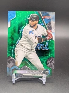 Luis Arraez 2023 Bowman's Best Green Refractor #'d/99 #17 - Imagen 1 de 2