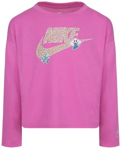 Nike Little Girls Notebook Logo Knit Top - Picture 1 of 1