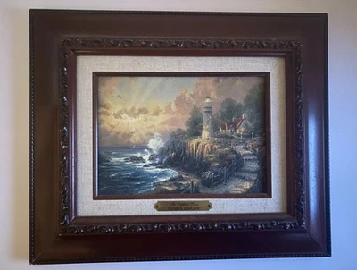 Framed Print Of Thomas Kinkade “The Light Of Peace” - Image 1 of 4