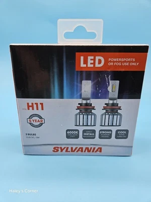 Sylvania H11 LED Powersport Headlight Bulbs for Off-Road Use / Fog Lights - 2 PC - Image 1 of 4