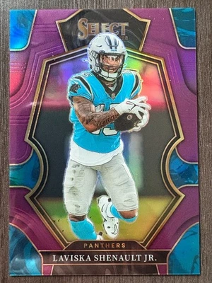2022 Panini Select Laviska Shenault Jr. #116 Premier Level Purple Prizm /75 - Image 1 of 2