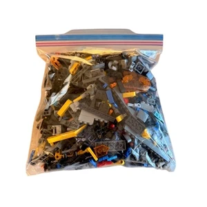 LEGO Technic Mixed Parts Lot – Black, Gray, Blue, and Yellow Pieces – 1 lb Bag - Picture 1 of 6