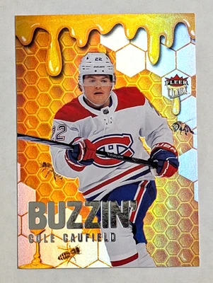 Cole Caufield 2023-24 Upper Deck Fleer Ultra - Buzzin' #10 Canadiens Habs - Image 1 of 2