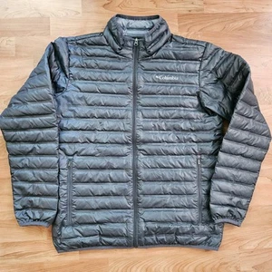 Chaqueta Columbia Flash Forward Down Nano Puffer Grafito Para Hombre Talla Mediana - Imagen 1 de 12
