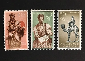 Spain Spanish Africa Sahara 1959 complete set MNH ** Sc#B55-B57 - Picture 1 of 1