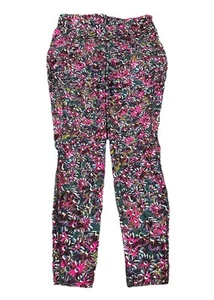 Lululemon Leggings Womens 12 Base Pace Floral Pink Green Run Gym Everyday Loud - Picture 1 of 8