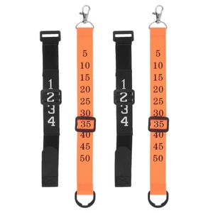  4pcs Football Chain Marker Clip: Nylon Adjustable Field Chain Clips Yardage - Picture 1 of 12