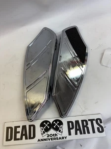 Harley Kuryakyn black phantom 05-17 Softail floorboards footboards - Picture 1 of 4
