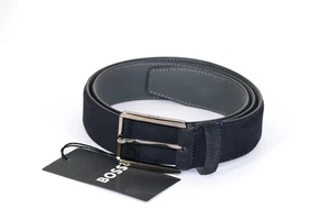 HUGO BOSS Gürtel, Mod. T-Leo-Sd-St_Sz35, Gr. EU 95 / US 36, Handmade in Italy - Picture 1 of 5