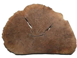 Madera de raíz de nogal Maser disco de árbol 95x71cm x 48-50mm - Imagen 1 de 7