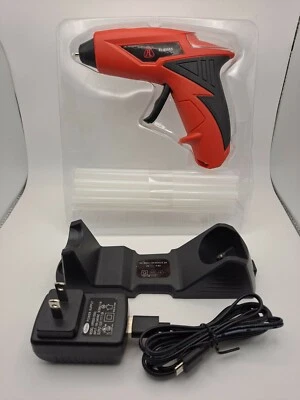 Hot Glue Gun by FL , Lithium Battery, 10W Mini Size Cordless Red/Black-10W  - Image 1 of 4