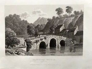 1829 Antique Print; Glanmire Bridge. Co. Cork, Ireland after William Westall - Picture 1 of 2