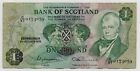 Scotland 1 Pound 1978 Pick 111 D Rip Holle Look Scans