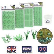 WWS Laser Cut Card Plants with Glue (Choose Plant Type) – OO/HO Model Diorama