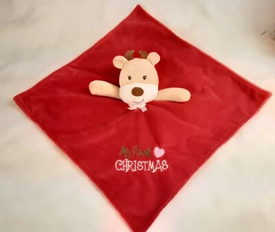Baby Starters My First Christmas Manta de Seguridad Lovey Reno Sonajero Niño Niña Foto 1 de 4