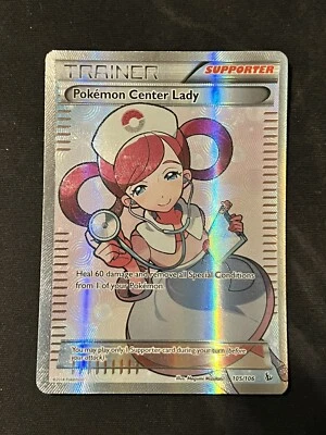 Pokémon TCG - Pokemon Center Lady 105/106 Ultra Rare - Full Art - Image 1 of 2
