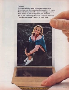 Print Ad Polaroid Camera 1964 Full Page Large Magazine 10.5"x13.5" - Picture 1 of 1
