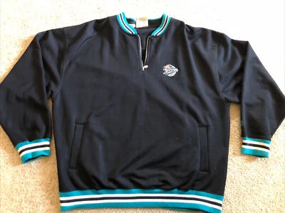 Vintage Lee Sports  Detroit Pistons 1/4 Zip Long Sleeve Pullover XL 100% Polystr - Image 1 of 4