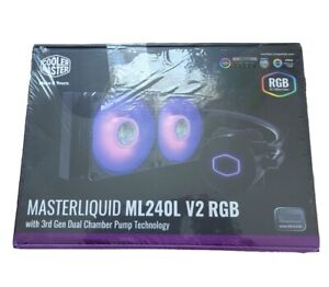 Neues AngebotCooler Master MasterLiquid ML240L V2 RGB 240 mm AiO Liquid CPU Kühler