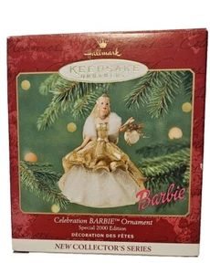 Hallmark Keepsake Celebration Barbie Ornament Special 2000 Edition #1 Originalverpackt - Bild 1 von 8