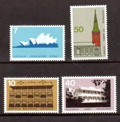 AUSTRALIA 1973 Architecture & Opera House set MUH - Image 1 of 2