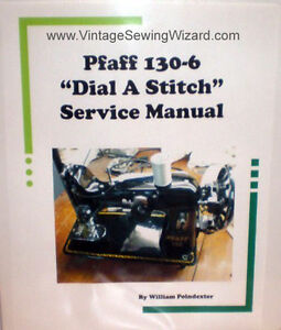 Pfaff 130 Sewing Machine Service Manual CD
