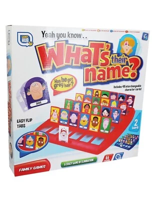 Games Hub Travel Kid’s 5+ Games What's Their Name? 2 Boards Cards New Crazy Game - Image 1 of 3