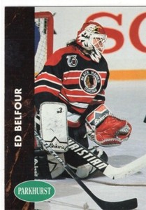 Ed Belfour 1991 Parkhurst   #30  Chicago Blackhawks