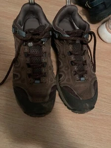 EUC Women Timberland low ledge hyper GTX Gore-Tex Botas de senderismo Marrón oscuro 8.5 - Imagen 1 de 4