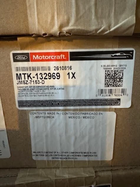 Genuine Ford 2019-2023 Ford - Automatic Transmission Gasket Set JM5Z-7153-D - Image 1 of 1