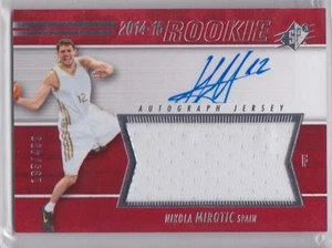 NIKOLA MIROTIC 2014-15 SPX AUTO GAME-USED JERSEY ROOKIE INSERT SP RC /499 BULLS - Picture 1 of 1