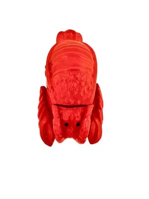 Plato para servir de cerámica con tapa de langosta roja cocina comedor decoración regalo Foto 1 de 4