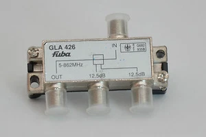 2-fach F-Abzweiger von Fuba Typ GLA 426, Dämpfung 12.5 dB, BK-Abzweiger, Antenne - Picture 1 of 1
