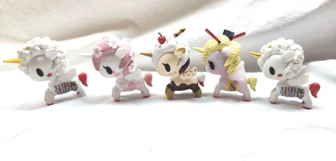 Tokidoki Unicorno Lot Of 6 Unirorns Popcorn, Sundae, Miso, Etc Cover