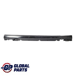 Mercedes W205 Side Skirt Right O/S Door Sill Cover Obsidian Black Metallic - 197 - Picture 1 of 11
