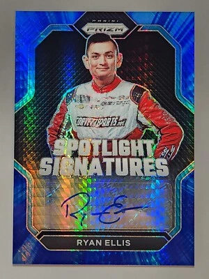 2023 Prizm Spotlight Signatures #SS-REL Ryan Ellis Carolina Blue Hyper #22/25 - Image 1 of 2
