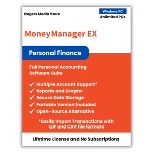Money Manager Ex - Personal Accounting, Banking And Budgeting Software | CD - Picture 1 of 7