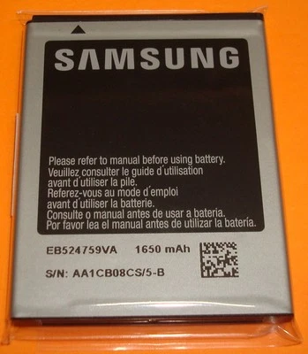 🔋ATT Samsung регби Smart SGH-i847 сотовый телефон Battry EB524759VA 1650 мАч 3,7 В OEM - Изображение 1 из 3
