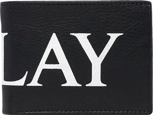 Replay Fm5191.000 Big Logo Cow Oiled Premium Leather Wallet Black - Bild 1 von 6