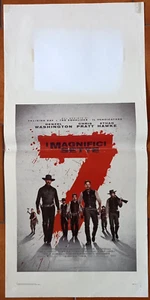 LOCANDINA FILM "I MAGNIFICI SETTE" D. Washington, C. Pratt, E. Hawke - cm 32x69 - Picture 1 of 1