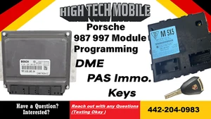 Porsche 2006 2007 2008 2009 Module PROGRAMMING Boxster Cayman 911 DME PAS ESL - Picture 1 of 4